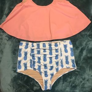 Kortni Jeane swing top and ruched bottoms